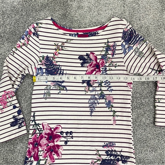 Joules Riviera Harvest Floral Plum Stripe Dress - Picture 11 of 16